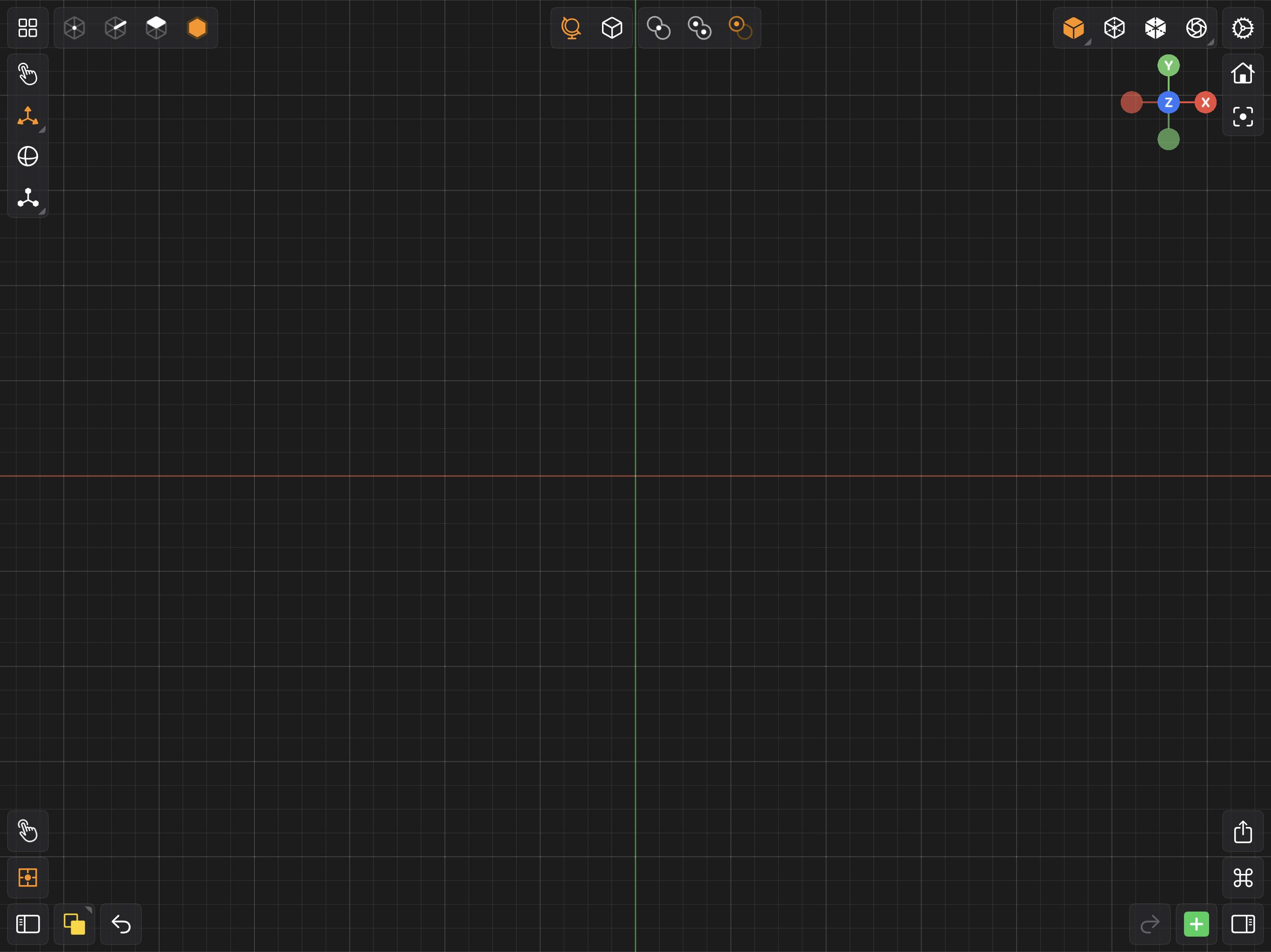 Valence 3D Modeler Orthographic View