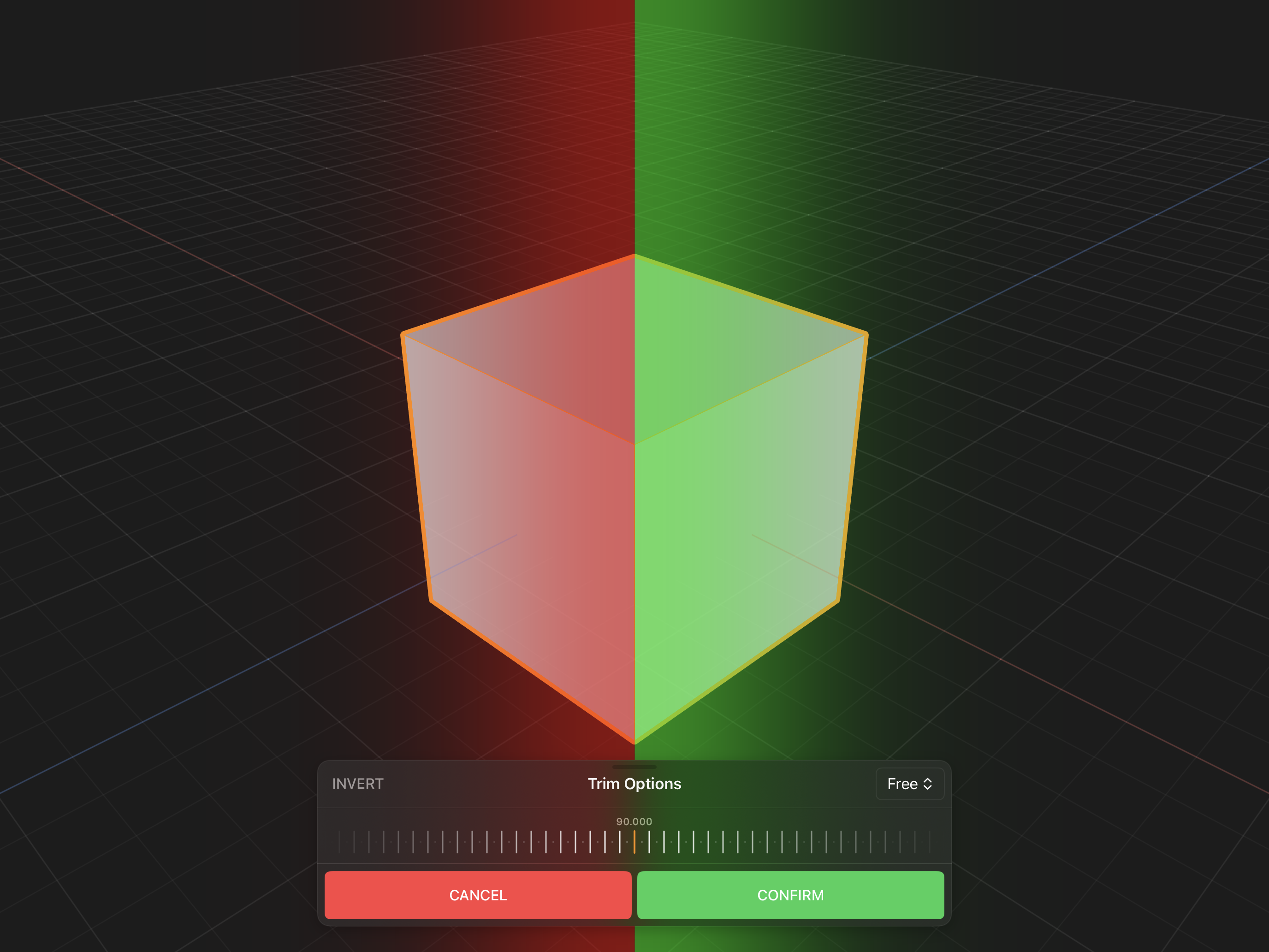 Valence 3D Modeler Trim Options Sheet