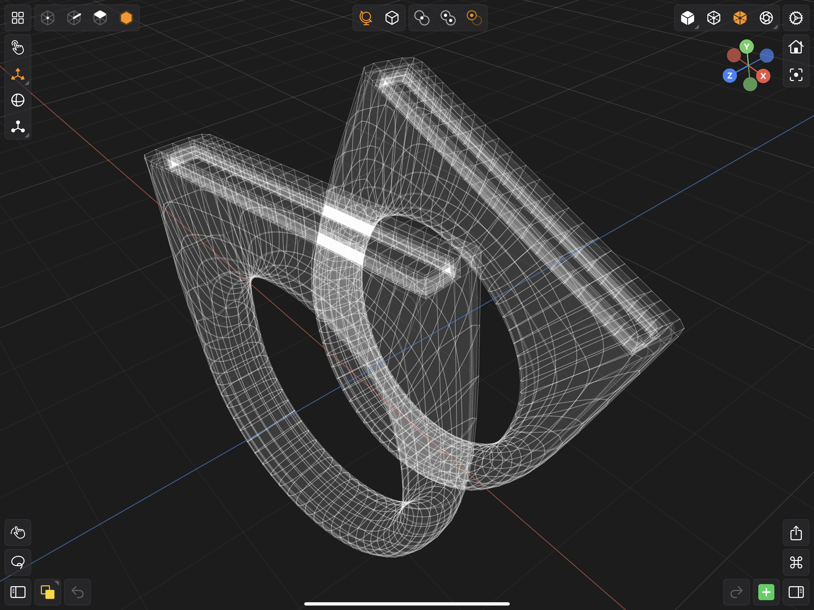 Valence 3D Modeler X-Ray Rendering Mode